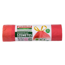 Szemeteszsák MAZZINI 25L húzófüles újrahasznosított 20 db/tekercs tisztító- és takarítószer, higiénia