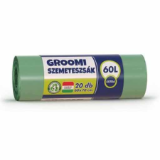Szemeteszsák zöld 60 literes (20db) tisztító- és takarítószer, higiénia