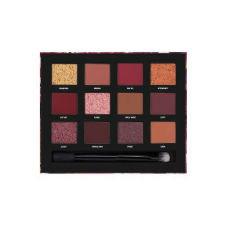 Szemhéjfesték paletta, W7, Let`s Party, Vickaboo Pressed Pigment, 12 színárnyalat szemhéjpúder
