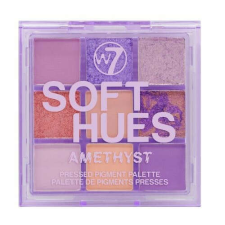 Szemhéjfesték, W7, Soft Hues, Ametiszt, 9 árnyalatban szemhéjpúder