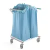  Szennyesgyűjtő kocsi DUPLA 2x120l