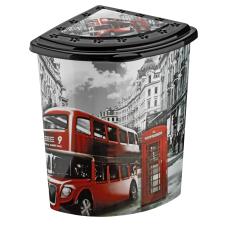 Szennyestartó Sarok Dekoros 43L – Többféle Minta London bútor