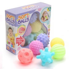  Szenzoros érzékszervfejlesztő masszázs labdák - Soft Ball készségfejlesztő