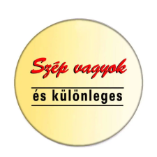  Szép vagyok és különleges kitűző kitűző