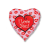 Szerelem I love you Kisses fólia lufi 48 cm (WP)