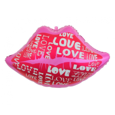 Szerelem Lips fólia lufi 62 cm party kellék