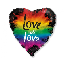  Szerelem Love is Love fólia lufi 46 cm ajándéktárgy