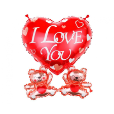Szerelem Teddy Bears fólia lufi 48 cm party kellék