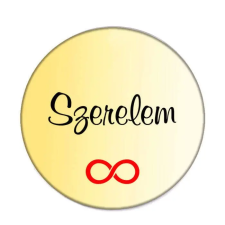  Szerelem végtelen kitűző kitűző