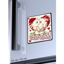 Szerelmes ajándék Valentin napra hűtőmágnes