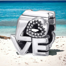 SZERELMES SZÍV - 925 EZÜST CHARM medál
