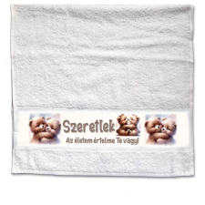  Szerelmes törölköző, Maci párok, 2 méretben lakástextília