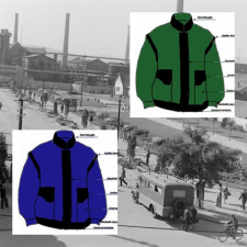  Szerelő dzseki, WTS Stúdió modell ZÖLD 52 munkaruha