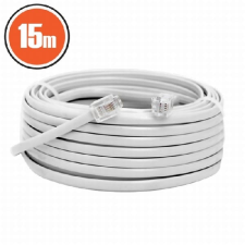  Szerelt telefonvezeték 15m (6P4C) 20304 villanyszerelés