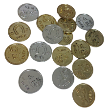  Szerencsehozó pénzérmék party kellék