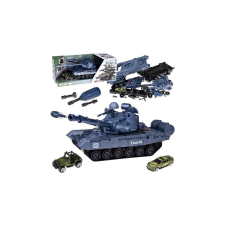  Szétszerelhető Tank , 2 autóval autópálya és játékautó