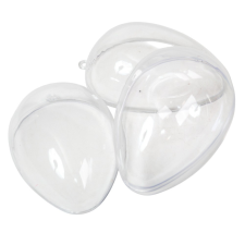  Szétválasztható műanyag tojás forma 9cm 5db-os dekorációs kellék