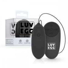 szexvital.hu Luv Egg távirányítható vibrációs tojás (fekete) vibrátorok