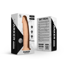 szexvital.hu Real Fantasy Parker - tapadótalpas, élethű dildó (18cm) - natúr műpénisz, dildó