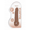 szexvital.hu RealRock Penis Sleeve 9 - péniszköpeny (21,5cm) - sötét natúr