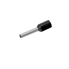 Szigetelt érvéghüvely fekete 1,5 mm2 - 8 mm villanyszerelés