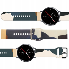  Szíjas Camo Szilikon Szíves Karkötő Samsung Galaxy Órához 42Mm okosóra kellék