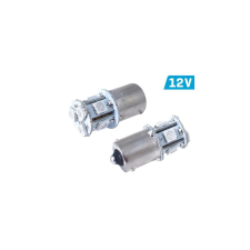 Sziklai Izzó, VISION PY21W BA15s 12V 8x5050SMD, narancs (KC) autóalkatrész