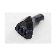 Sziklai Tripla szivargyújtó-USB adapter, gyorstöltő (4,2A) autós kellék