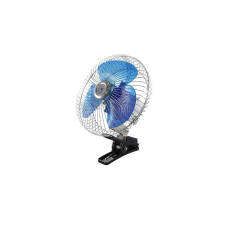 Sziklai Ventilátor, 12V, 8", fém, csipeszes (HN-GMPFAN203MM12VKLH, BA-WNT001). autós kellék