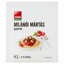 Szilasfood Kft. Coop milánói mártás alappor 48 g alapvető élelmiszer