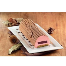  Szilikon alagút forma-fatörzs mintával sütés és főzés