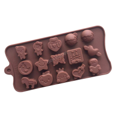 Szilikon bonbon és csokoládé forma-kis figurák sütés és főzés