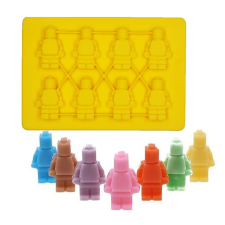 Szilikon bonbon és csokoládé forma – LEGO emberek – 8 részes sütés és főzés