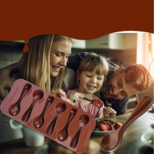  Szilikon csokikanál forma edény