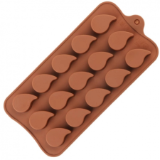  SZILIKON CSOKÖNTŐ FORMA - CSEPPEK sütés és főzés