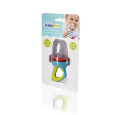 Szilikon etetőkészülék BabyJem gyümölcsök és zöldségek (szín: többszínű) etetőcumi