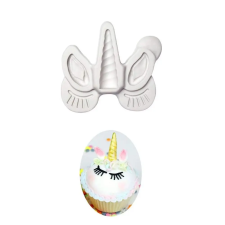  Szilikon fondant és marcipán mintázó-Unikornis 6x6,2 cm sütés és főzés