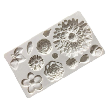 Szilikon fondant és marcipán mintázó-virágok 11,5x20cm sütés és főzés