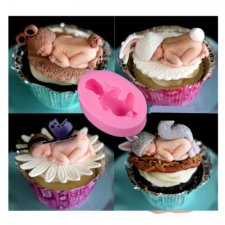  SZILIKON FONDANT MINTÁZÓ - FEKVŐ BABA sütés és főzés