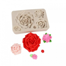  SZILIKON FONDANT MINTÁZÓ - NAGY RÓZSÁK sütés és főzés