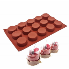 SZILIKON FORMA - 15 KORONG, MOUSSE sütés és főzés