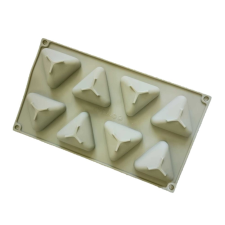  Szilikon forma, mousse forma-8 adag háromszög sütés és főzés