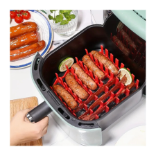 Szilikon légsütő grill állvány - Hőálló és tapadásmentes sütőeszköz légkeveréses sütőkhöz sütés és főzés