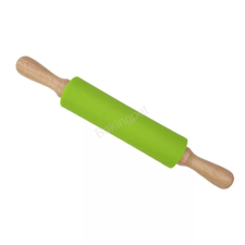  Szilikon nyújtófa, sodrófa fanyéllel 42 cm sütés és főzés