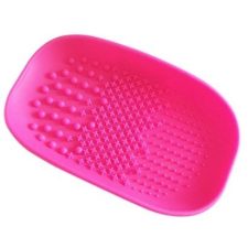 Szilikon sminkecset tisztító magenta smink kiegészítő
