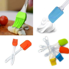 Szilikon spatula+ ecset sütés és főzés