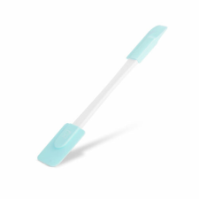 [] Szilikon spatula - világoskék, kétoldalú - 24,5 x 4,5 cm konyhai eszköz