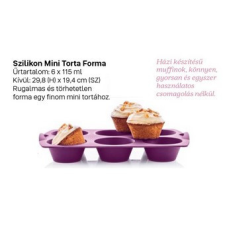 Szilikonos Mini torta forma/Muffinforma - Tupperware konyhai eszköz