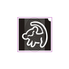  Szimba logo (csss0276) csillámtetoválás