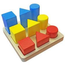  Színek és formák fa kirakó (24803) puzzle, kirakós